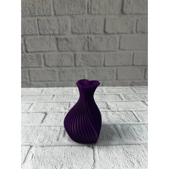 Mey İthalat® 5 cm Mor Kalp Formlu Mini Vazo Modern Mini Dekor Ürünü