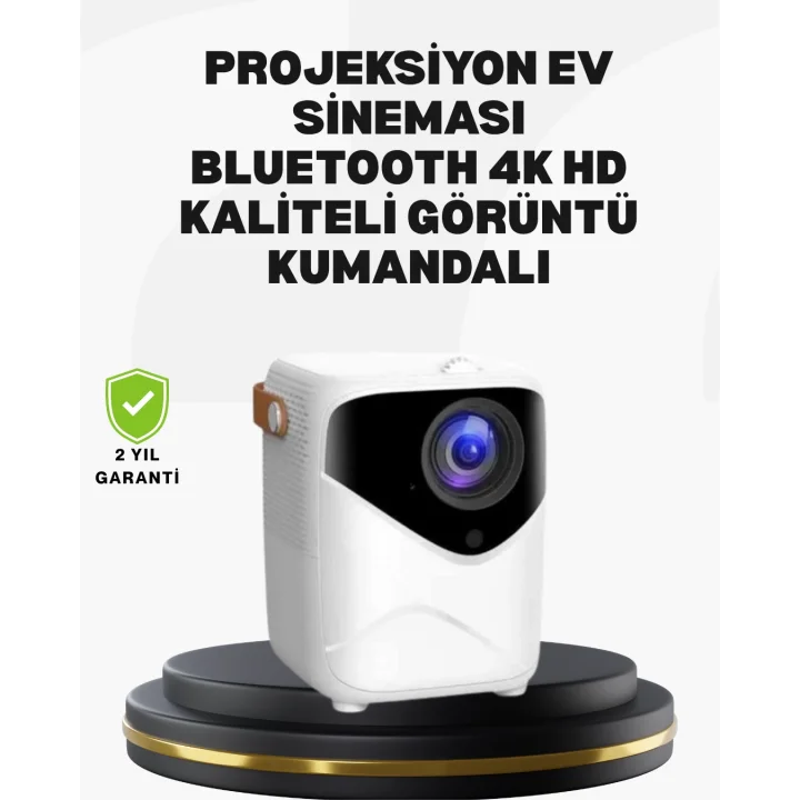 Mey İthalat® 50 inç TV Deneyimli Projektör – Yakın Mesafede Geniş Görüntü