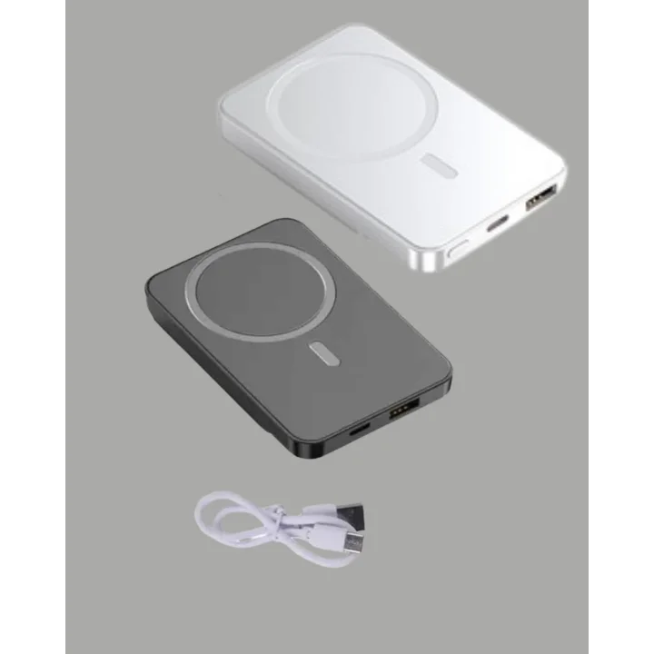 Mey İthalat® 5000mAh / 10000mAh Kapasiteli Manyetik USB-C ve Kablosuz Powerbank