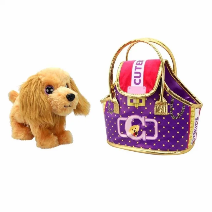 Mey İthalat® 50585 Taşıma Çantalı Peluş Köpek -
