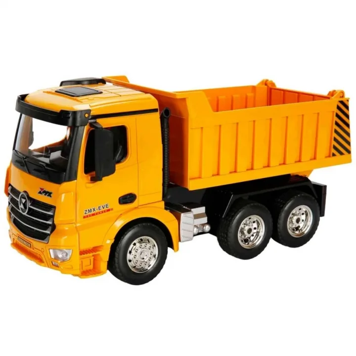 Mey İthalat® 5083   İŞ MAKİNESİ 1 18 DAMPERLİ KAMYON FF IŞIKLI 9CH 3 7V USB 2 4GHZ