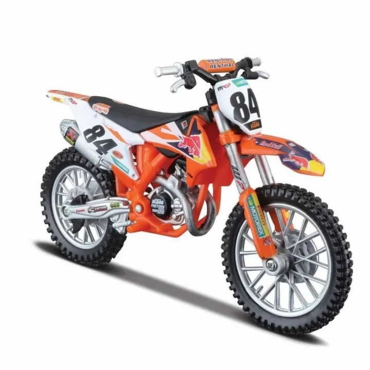 Mey İthalat® 51070 -BUR-1:18 Motor Red Bull KTM 450 2 Asorti