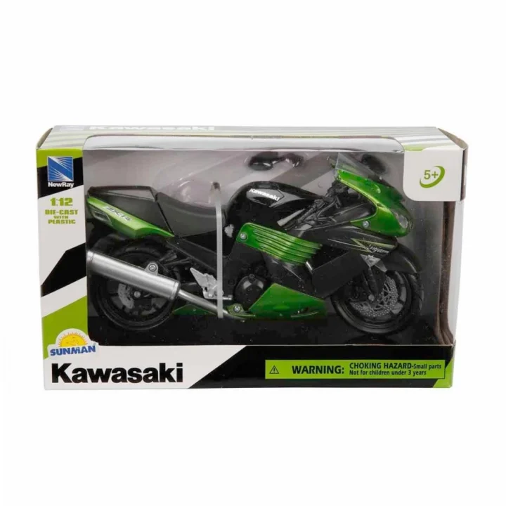 Mey İthalat® 57433 1:12 Kawasaki ZX-14 2011 Model Motor -