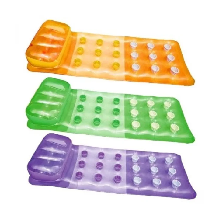 Mey İthalat® 58890 RENKLİ BARDAKLI YATAK 188X71