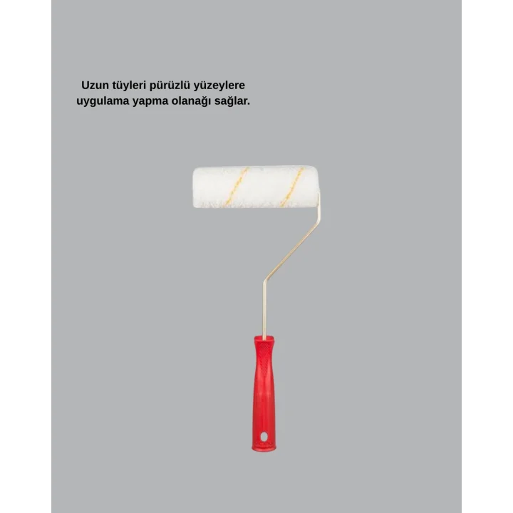 Mey İthalat® 5’li İnce İşçilik Boya Rulo Seti Pürüzsüz ve Eşit Kaplama