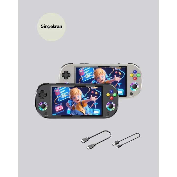 Mey İthalat® 6 Saat Kullanımlı Kablosuz Oyun Konsolu