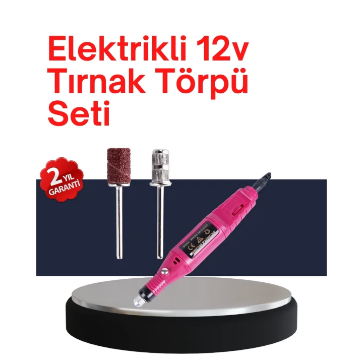 Mey İthalat® 6 Uçlu Elektrikli Manikür Pedikür Seti