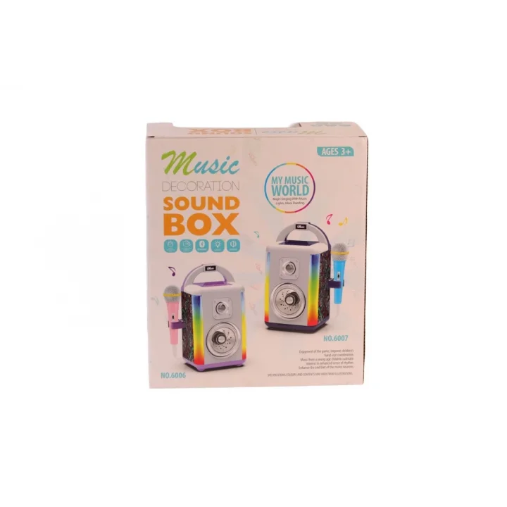 Mey İthalat® 6006 KUTULU MİKROFONLU MÜZİK KUTUSU 12