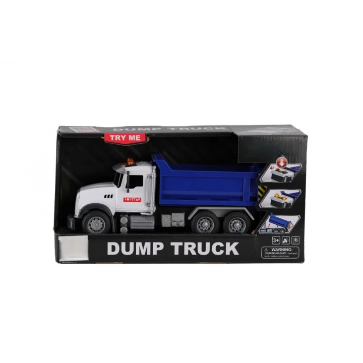 Mey İthalat® 666-10R 1 14 SÜRTMELİ PİLLİ IŞIKLI KAMYON