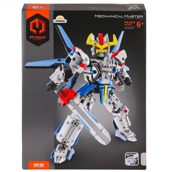 Mey İthalat® 6815 IMM Mekanik Master Blokları Robot Asker 641 Parça