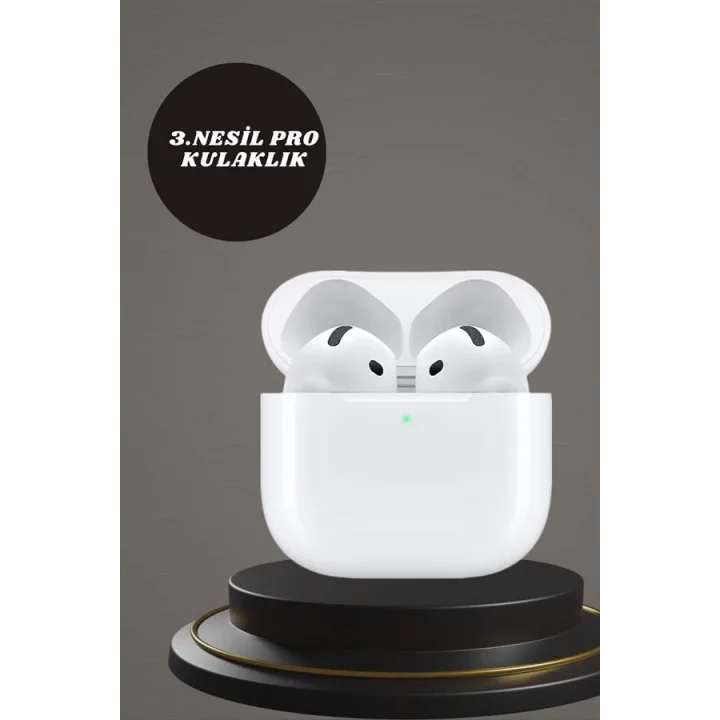 Mey İthalat® 7 Kordonlu Akıllı Saat Ve 3.Nesil Kulaklık Dokunmatik Ekran Sesli Görüşme Yapabilen