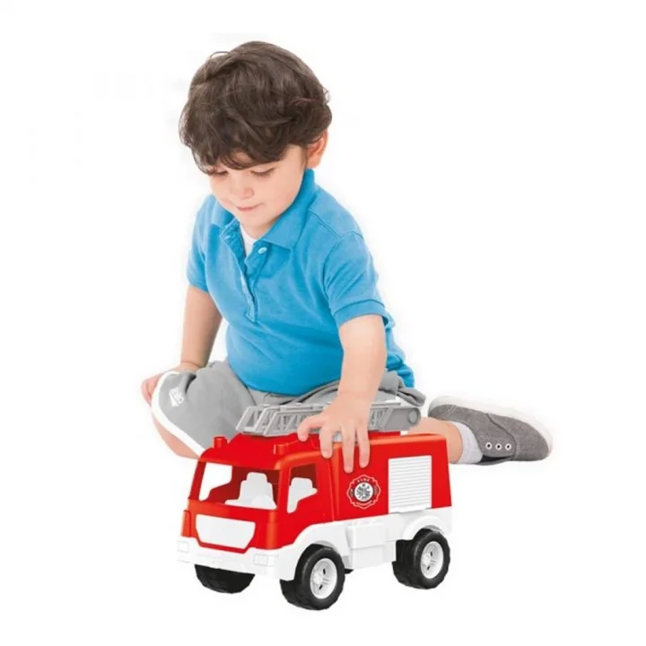 Mey İthalat® 7022 İTFAİYE KAMYONU PENCELİ KUTUDA 38 CM
