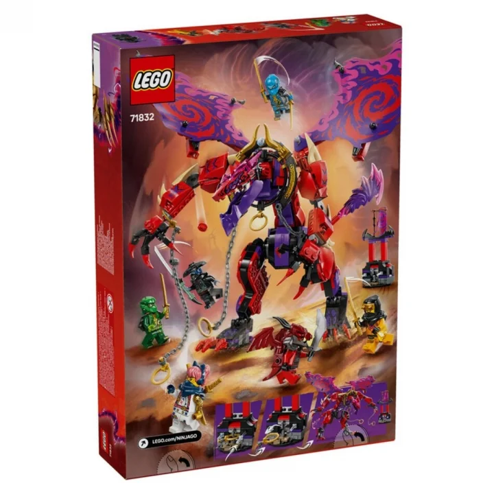 Mey İthalat® 71832   Ninjago Thunderfang Kaos Ejderhası 668 parça +8 yaş