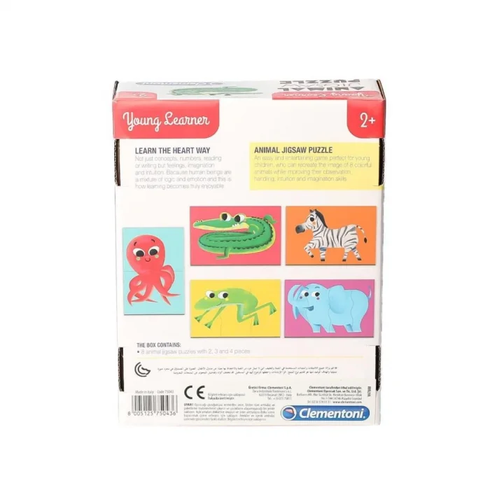 Mey İthalat® 75043TR Young Learner - Sevimli Hayvanlar Yapboz +3 yaş