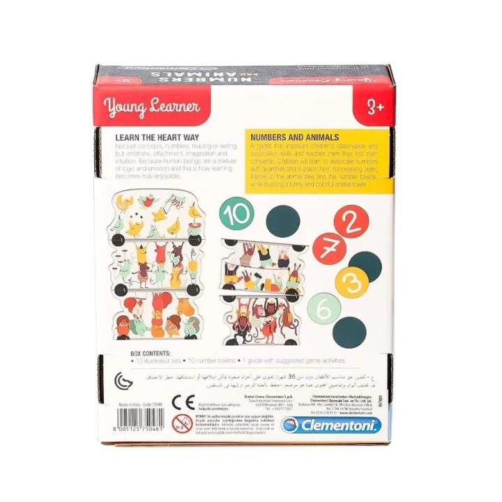 Mey İthalat® 75048TR Young Learner - Sayılar ve Hayvanlar +3 yaş