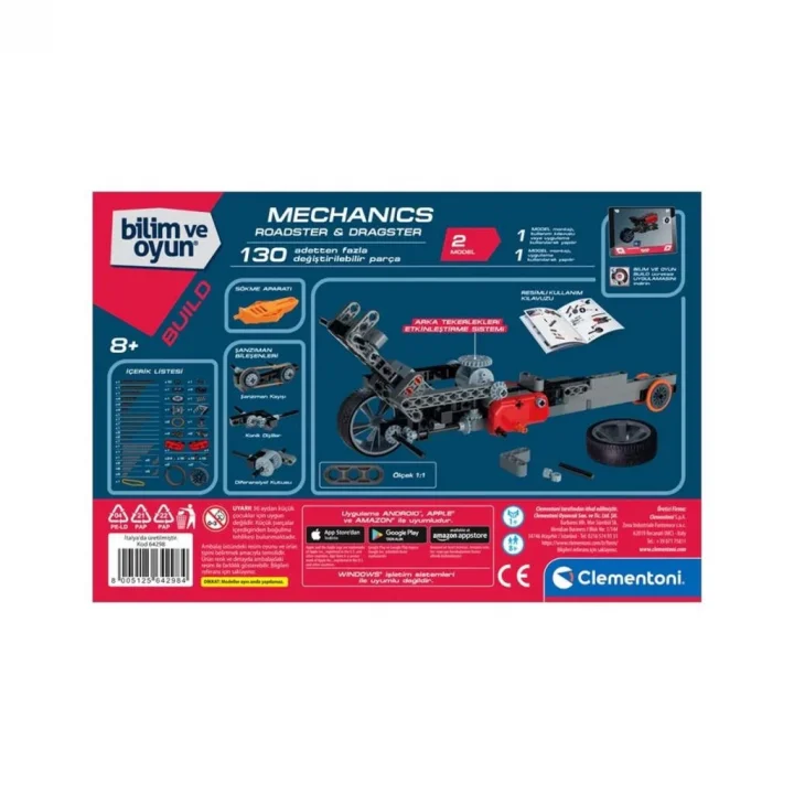 Mey İthalat® 75079TR Mekanik Laboratuvarı - Roadstar ve Dragstar +8 yaş