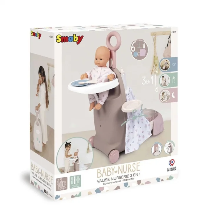 Mey İthalat® 7600220374 Baby Nurse Çocuk Odası Valizi 3 IN 1