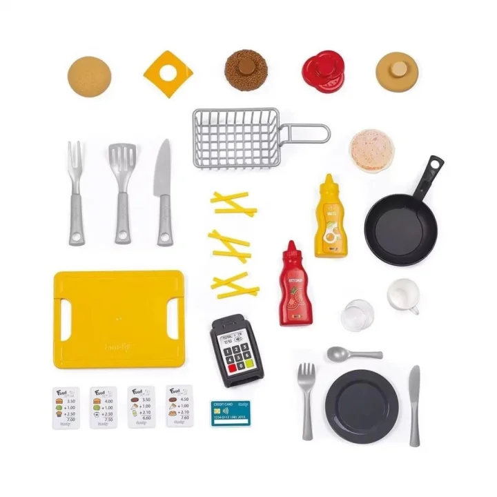 Mey İthalat® 7600310910 Smoby Food Corner Restoranı Oyun Seti