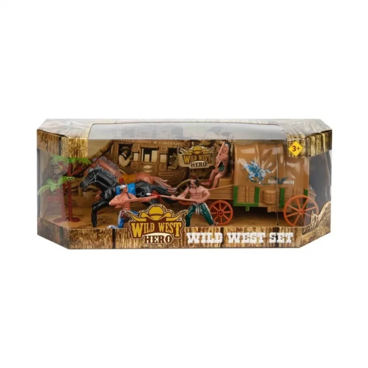 Mey İthalat® 77116 At Arabalı Kovboy Oyun Seti