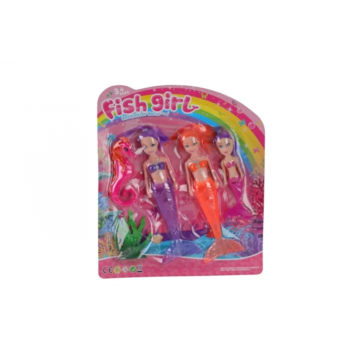 Mey İthalat® 7799-4 DENİZ KIZI IŞIKLI KARTELA 3LÜ 144