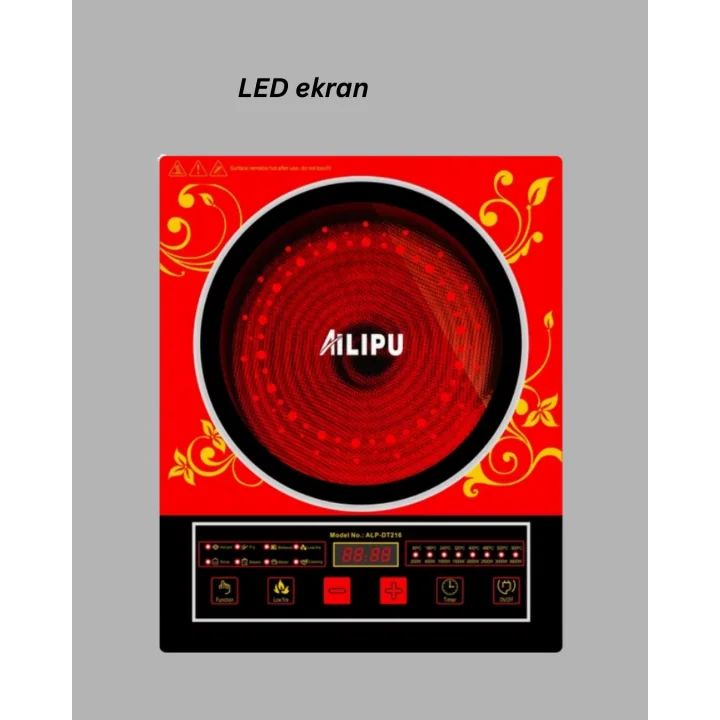 Mey İthalat® 8 Akıllı Pişirme Menülü LED Ekranlı İndüksiyon Ocak