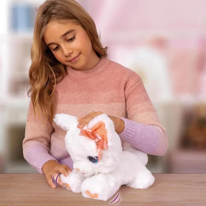 Mey İthalat® 90773  Hareketli ve Sesli Sevimli Peluş Kedicik Bella -
