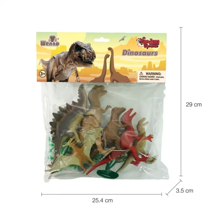 Mey İthalat® 9115,9116,9117 Poşette 9 parça Hayvan Seti