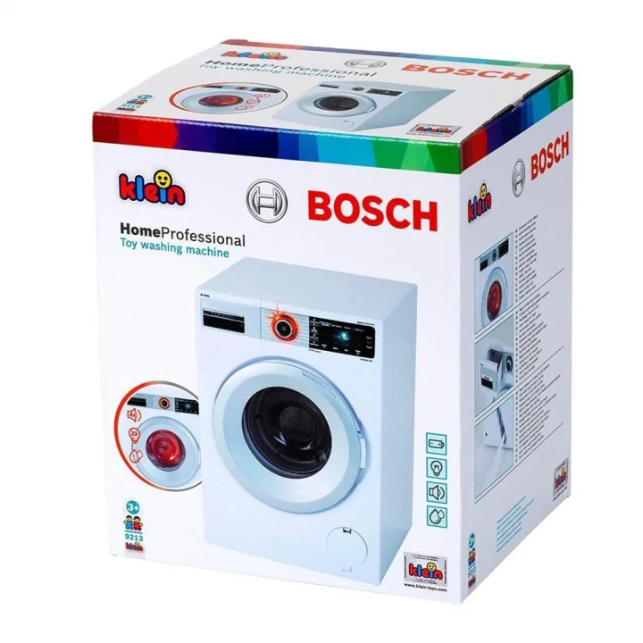 Mey İthalat® 9213 Bosch Oyuncak Sesli Işıklı Çamaşır Makinesi