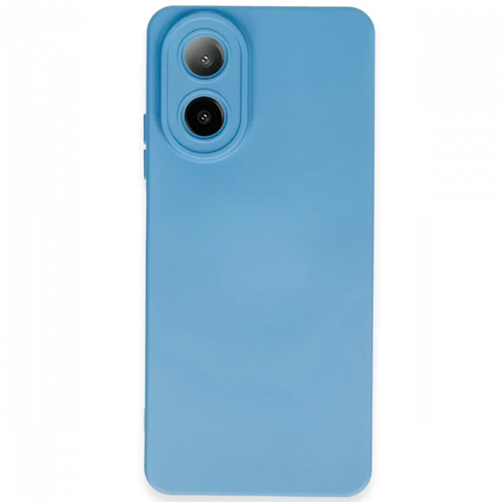 Mey İthalat®   A38 Kılıf Nano içi Kadife Silikon - Mavi