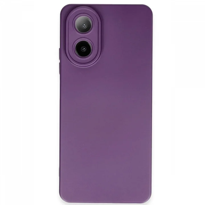 Mey İthalat®   A38 Kılıf Nano içi Kadife Silikon - Mor