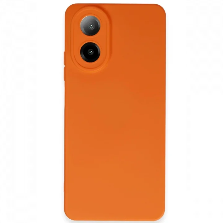 Mey İthalat®   A38 Kılıf Nano içi Kadife Silikon - Turuncu