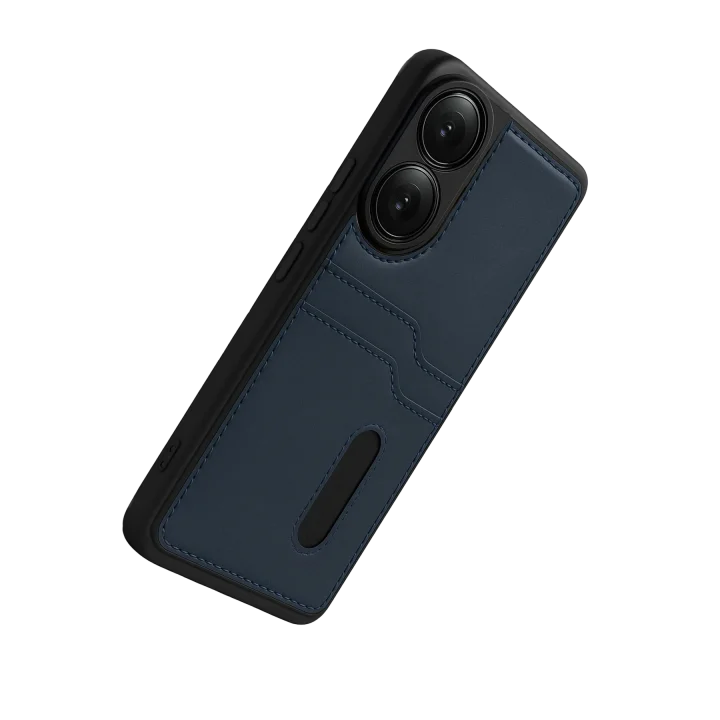 Mey İthalat®   A38 Sara Kartvizitli Deri Kılıf - Lacivert