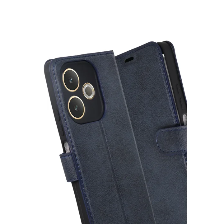 Mey İthalat®   A5 Pro 4G Trend S Plus Kapaklı Kılıf - Lacivert