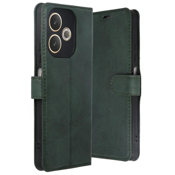 Mey İthalat®   A5 Pro 4G Trend S Plus Kapaklı Kılıf - Yeşil