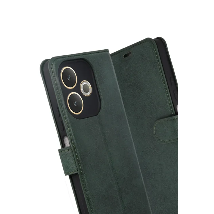 Mey İthalat®   A5 Pro 4G Trend S Plus Kapaklı Kılıf - Yeşil