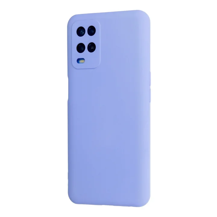 Mey İthalat®   A54 4G Kılıf Nano içi Kadife Silikon - Lila