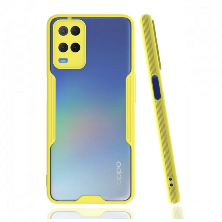 Mey İthalat®   A54 4G Kılıf Platin Silikon - Sarı