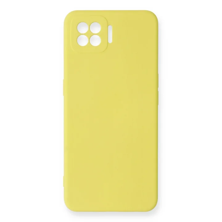 Mey İthalat®   A73 Kılıf Nano içi Kadife Silikon - Sarı