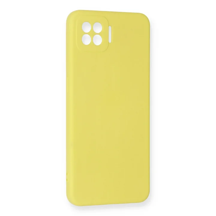 Mey İthalat®   A73 Kılıf Nano içi Kadife Silikon - Sarı