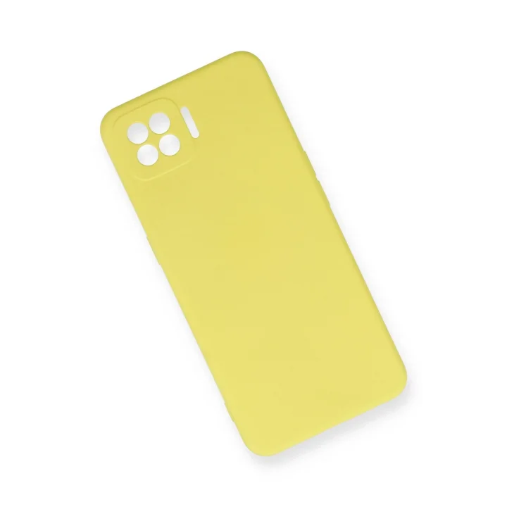 Mey İthalat®   A73 Kılıf Nano içi Kadife Silikon - Sarı