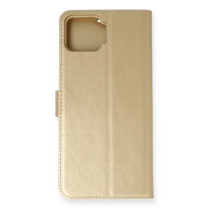 Mey İthalat®   A73 Kılıf Trend S Plus Kapaklı Kılıf - Gold