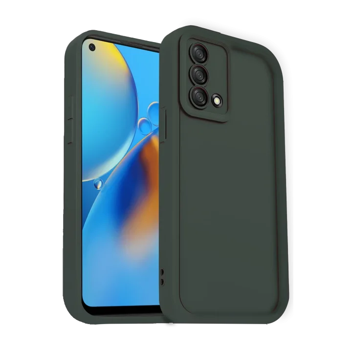 Mey İthalat®   A74 4G Kılıf Viera Silikon - Koyu Yeşil