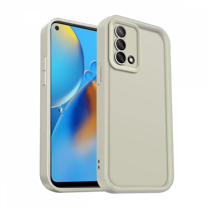 Mey İthalat®   A74 4G Kılıf Viera Silikon - Krem