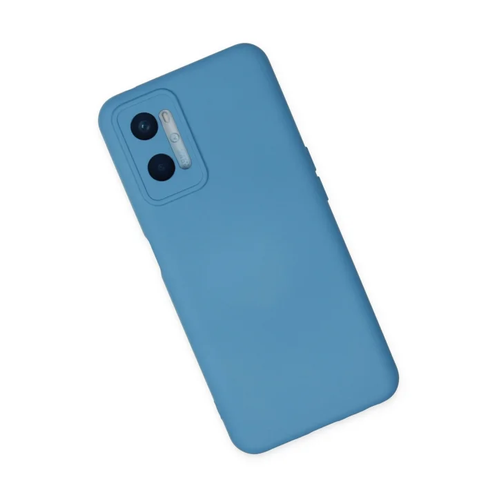 Mey İthalat®   A96 Kılıf Nano içi Kadife Silikon - Mavi