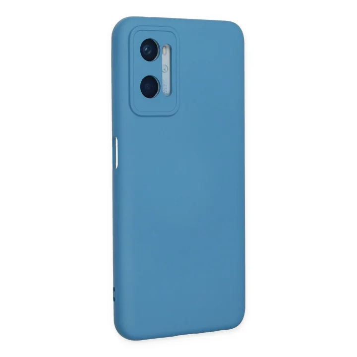 Mey İthalat®   A96 Kılıf Nano içi Kadife Silikon - Mavi