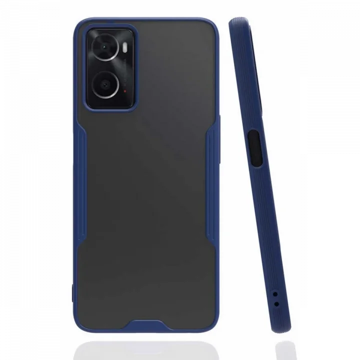 Mey İthalat®   A96 Kılıf Platin Silikon - Lacivert