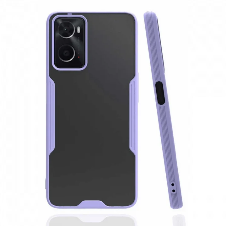 Mey İthalat®   A96 Kılıf Platin Silikon - Lila