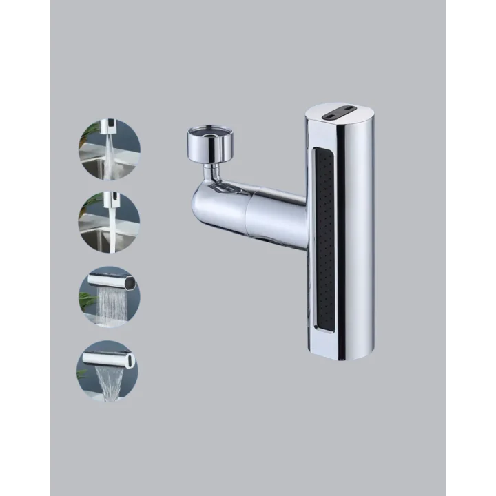 Mey İthalat® ABS Pirinç Alaşımlı Musluk Başlığı 4 Modlu 360° Dönebilen ve Ekonomik