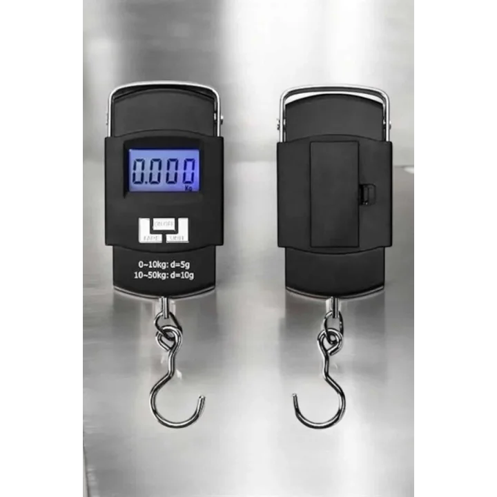 Mey İthalat® Ağırlık Ölçer 50 Kg El Terazisi El Kantarı Pilli Led Ekran