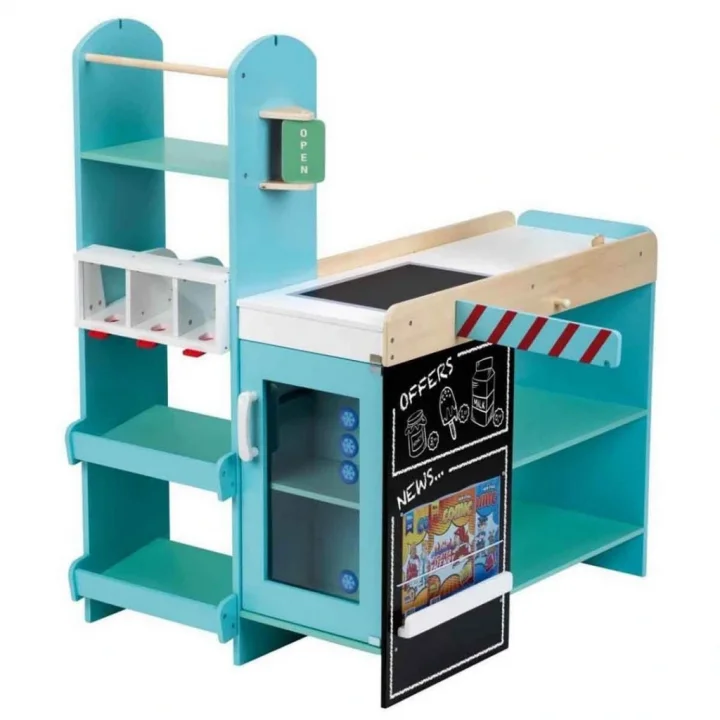 Mey İthalat® Ahşap Süpermarket Oyun Seti